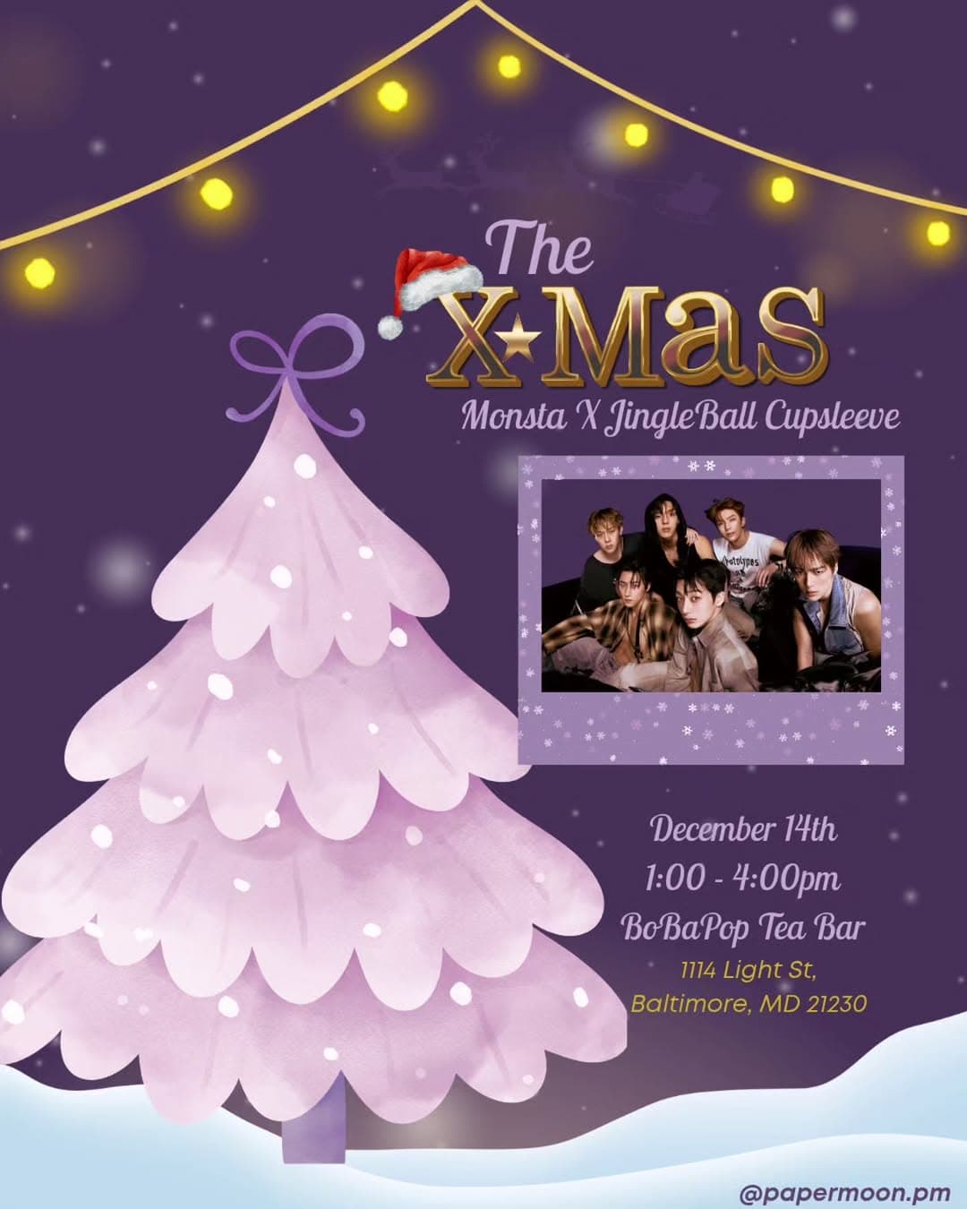 THe X-MAS Monsta X JingleBall Cupsleeve - Image 1