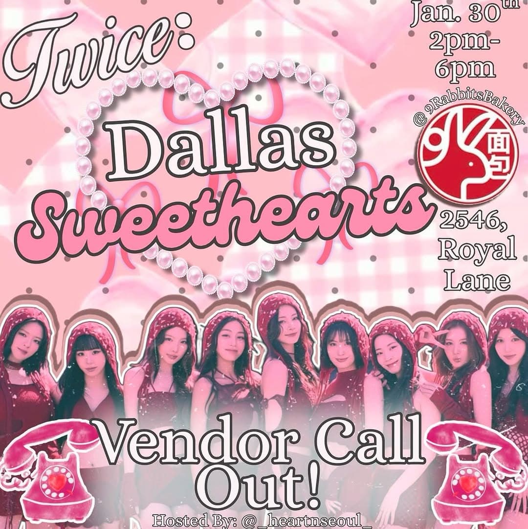 TWICE: Dallas Sweethearts! MULTIPLE LOCATIONS! - Image 1