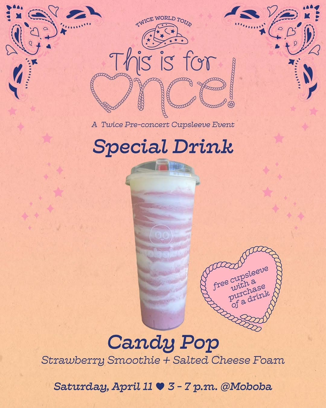 TWICE pre-concert cupsleeve event - Image 2