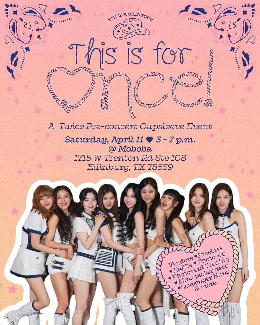 TWICE pre-concert cupsleeve event - Image 1