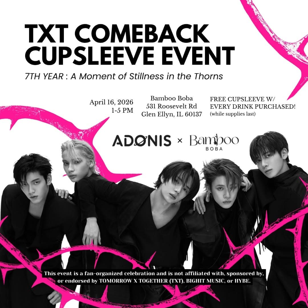TXT COMEBACK CUPSLEEVE EVENT - Cover image