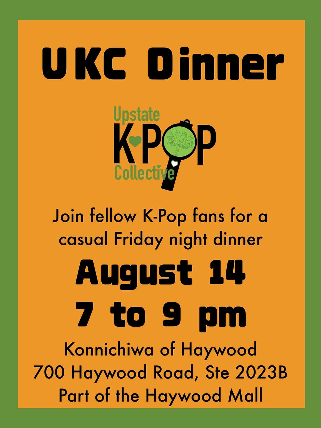 U KC DINNER