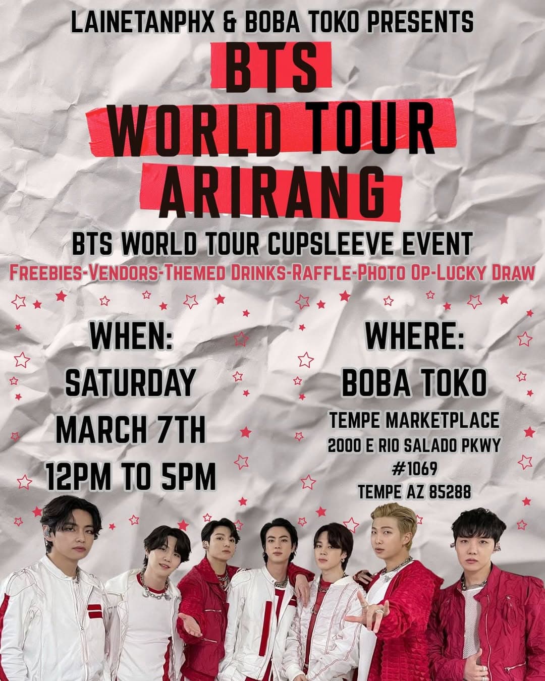 BTS WORLD TOUR CUPSLEEVE EVENT - Cover image