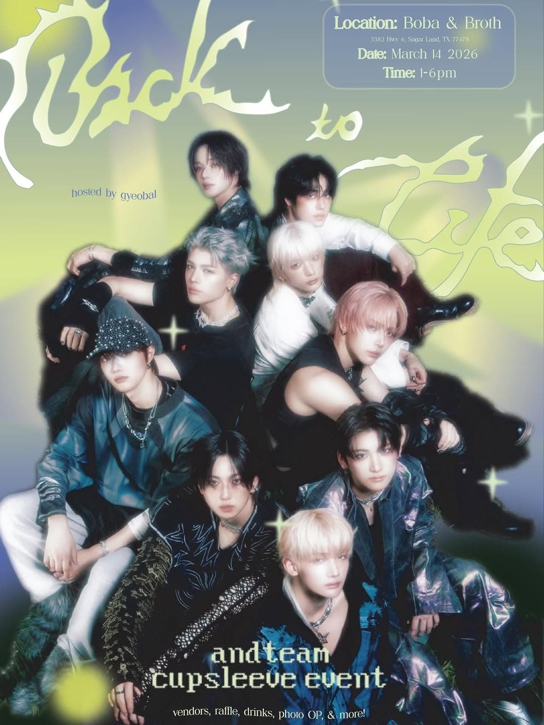 'BACK TO LIFE' &TEAM CUPSLEEVE - Image 1
