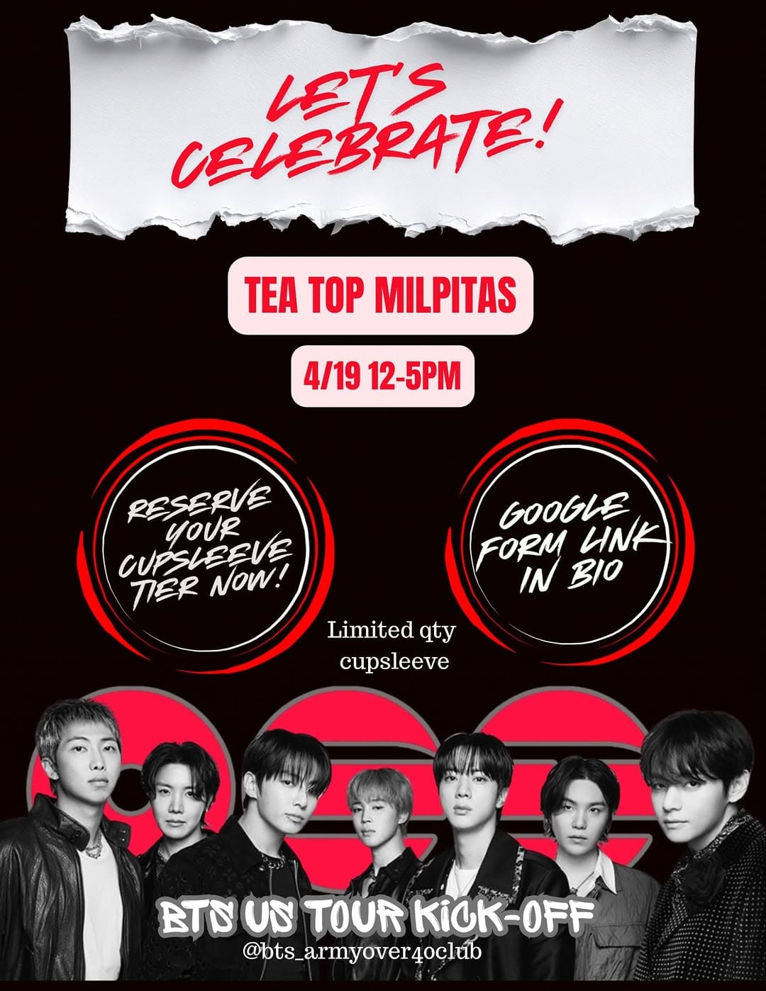BTS US TOUR KICK-OFF CUPSLEEVE EVENT - Image 1