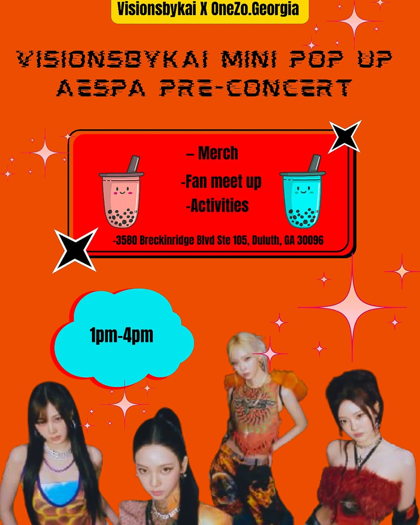 Visionsbykai Mini Pop Up Aespa Pre-Concert