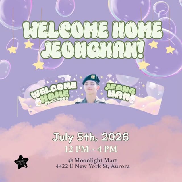 Welcome Home Jeonghan!