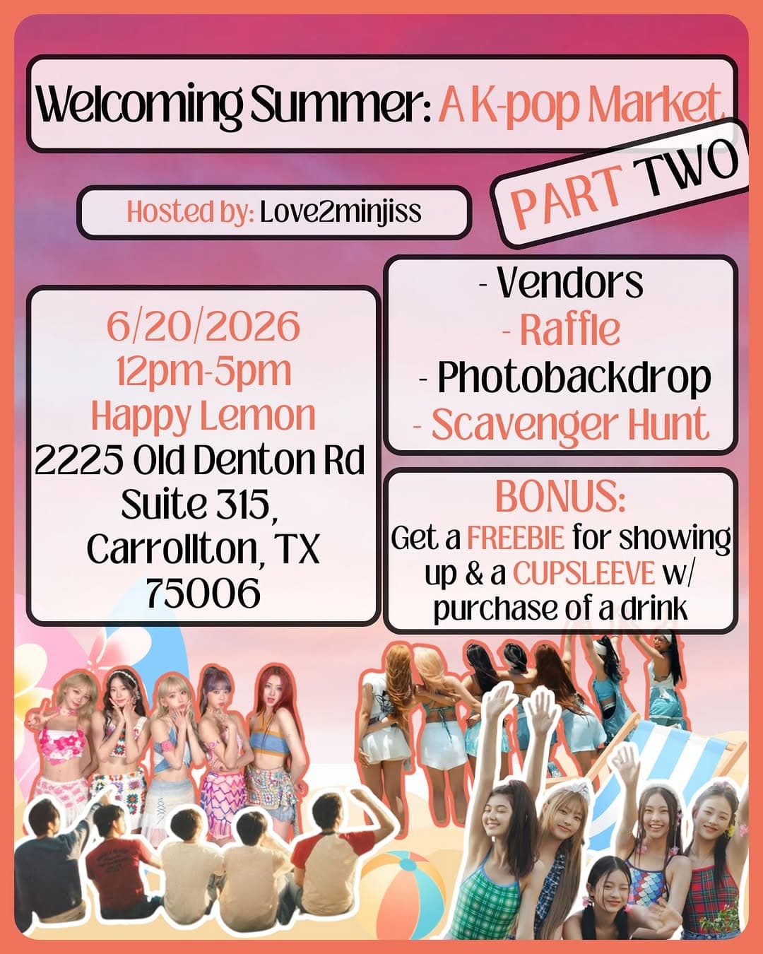 Welcoming Summer: A K-pop Market PART TWO
