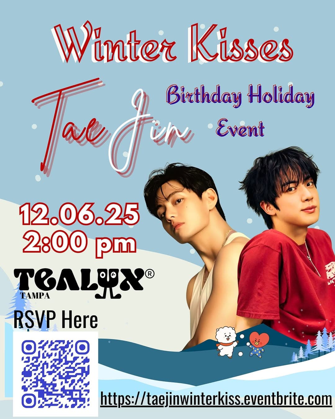 Winter Kisses TaeJin Birthday Holiday Event - Image 1