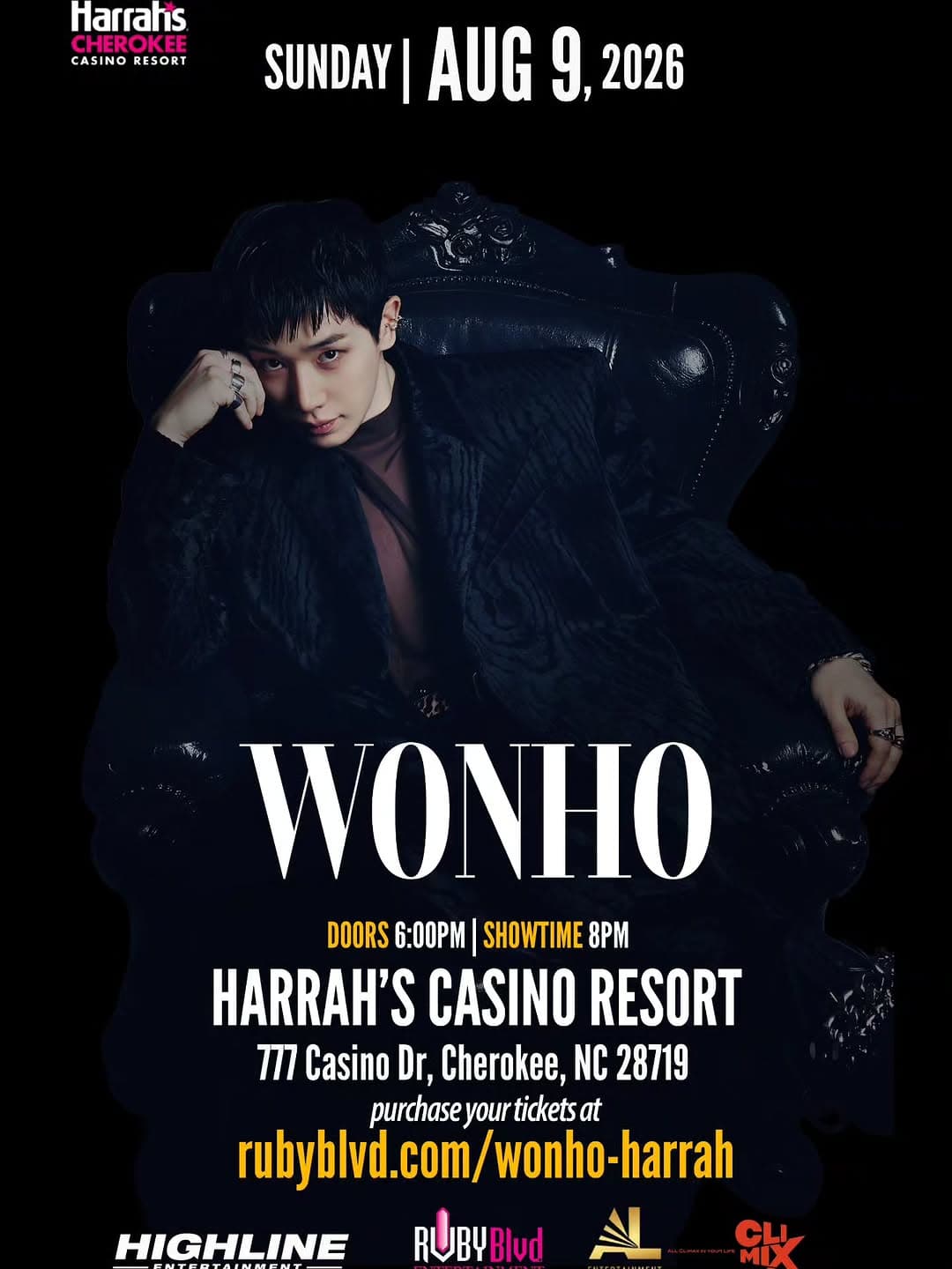 WONHO LIVE IN CHEROKEE - Cover image