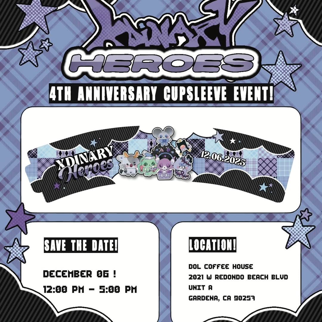 Xdinary Heroes 4th Anniversary Cupsleeve Event - Image 1