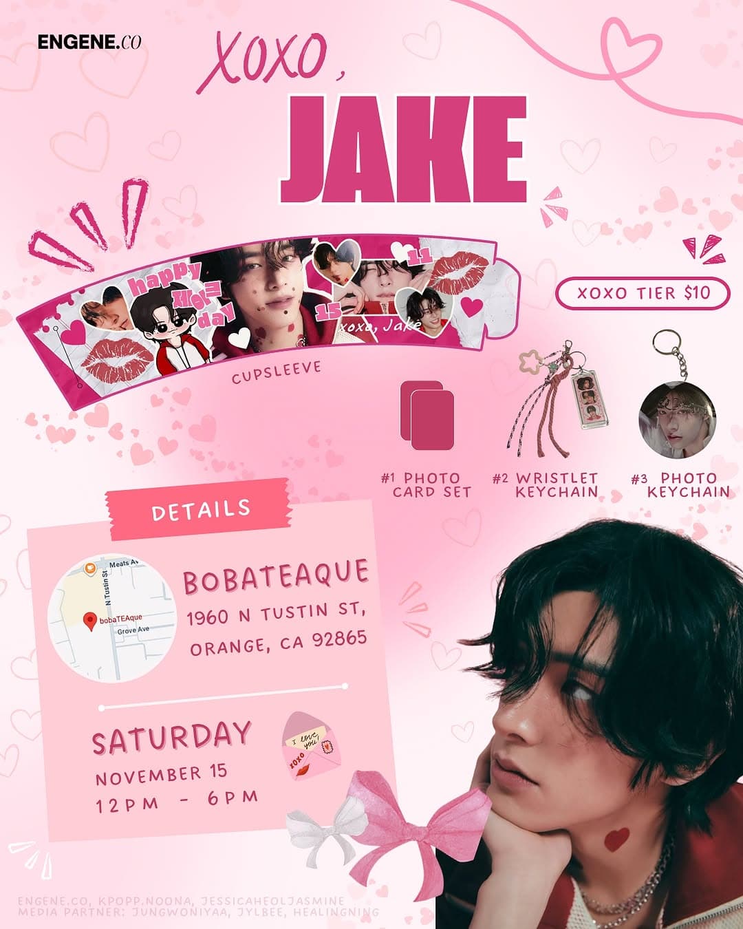 xoxo, JAKE - Cover image