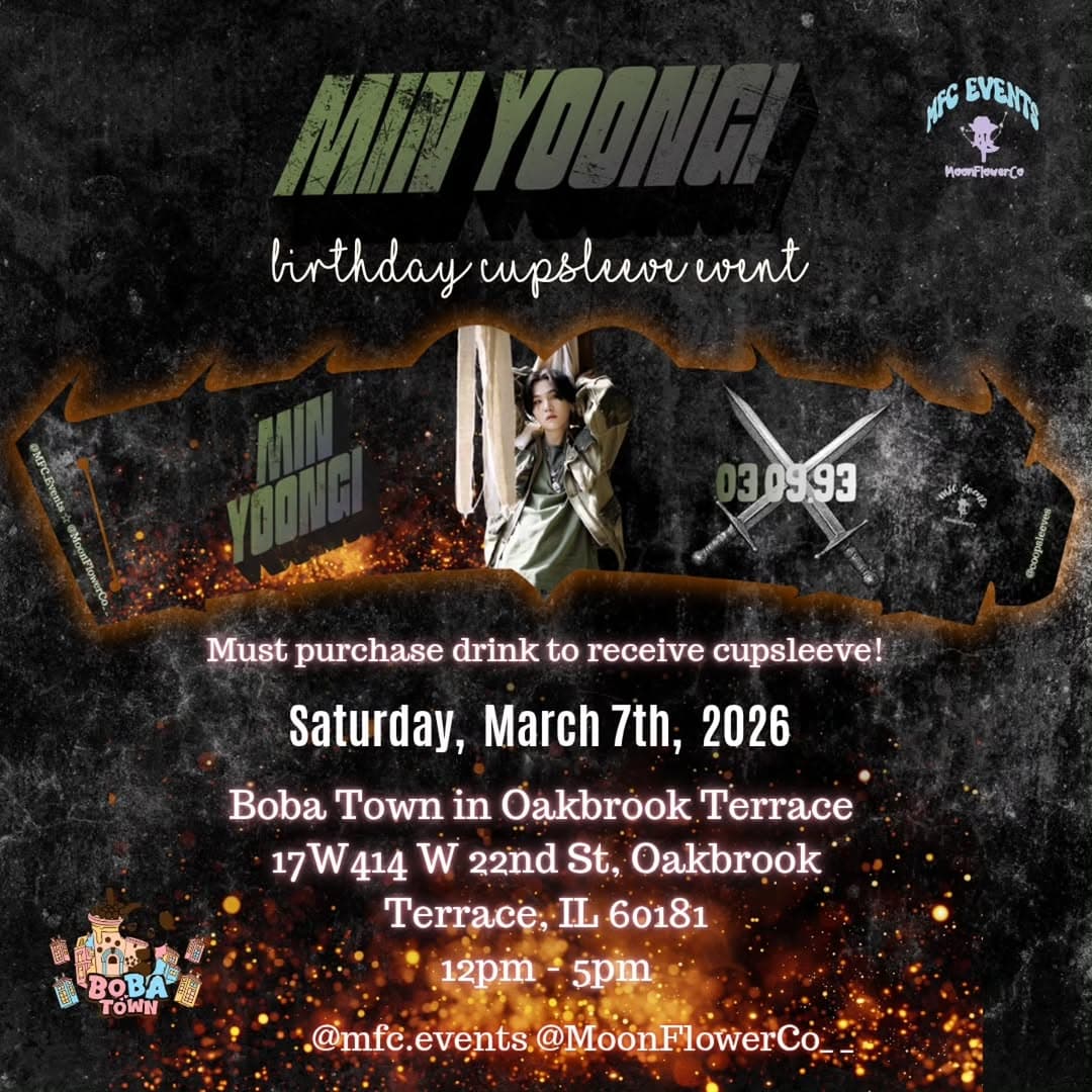 Min Yoongi Birthday Cupsleeve Event - Image 1