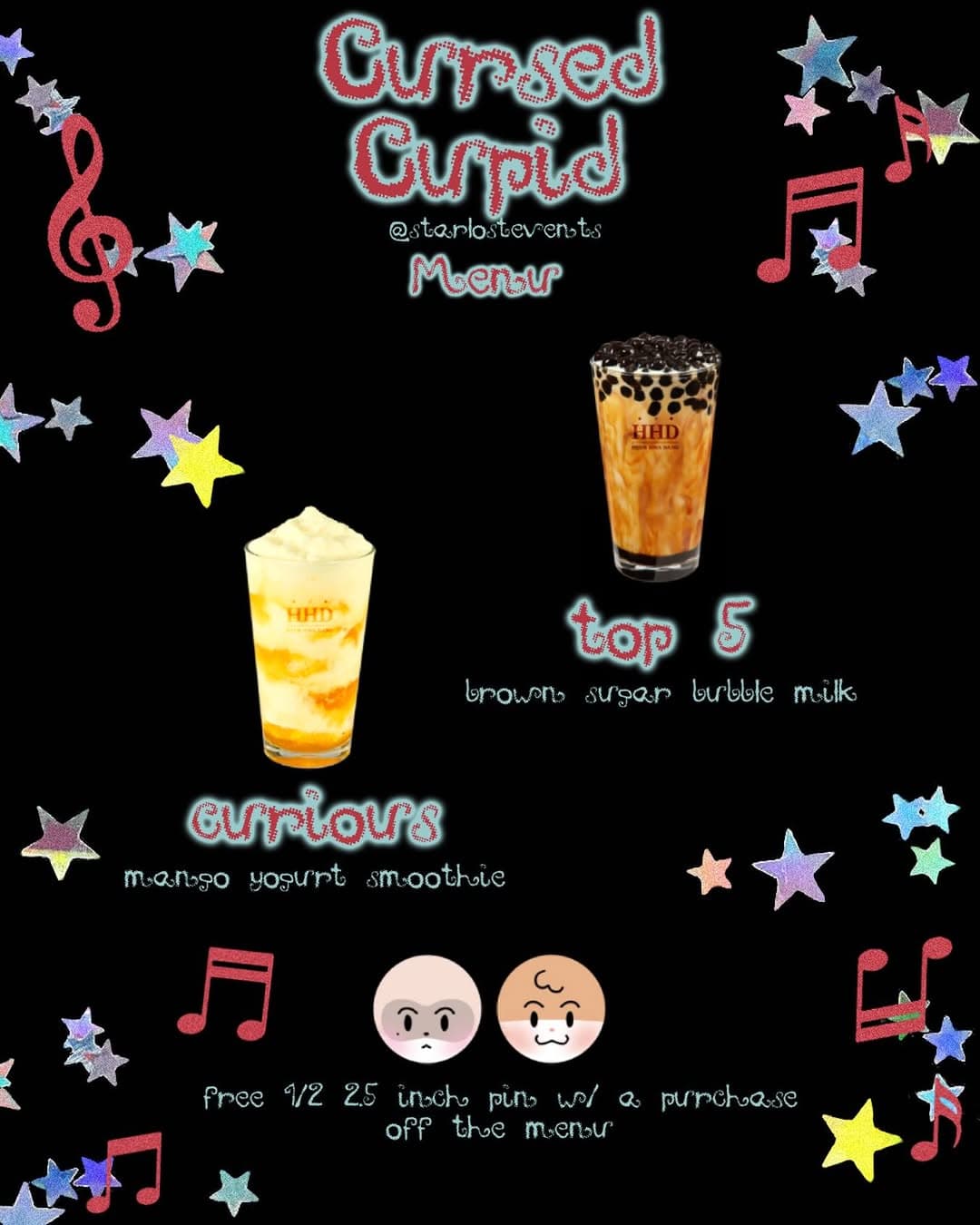 Cursed Cupid Zhanghao & Hanbin Birthday Cupsleeve - Image 2