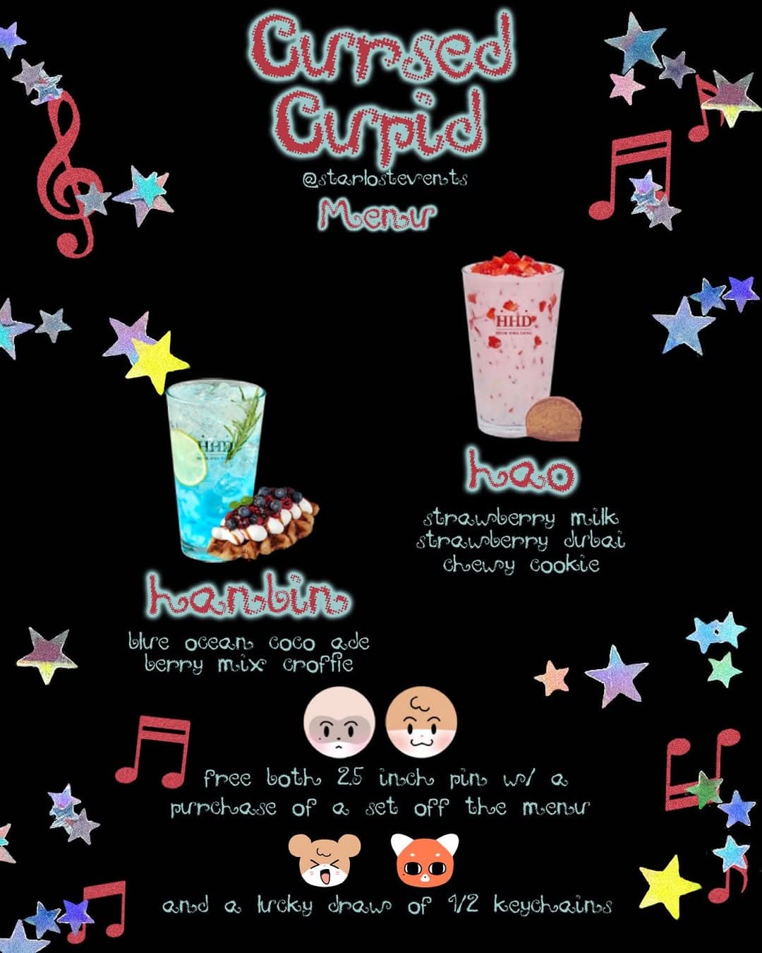 Cursed Cupid Zhanghao & Hanbin Birthday Cupsleeve - Image 3